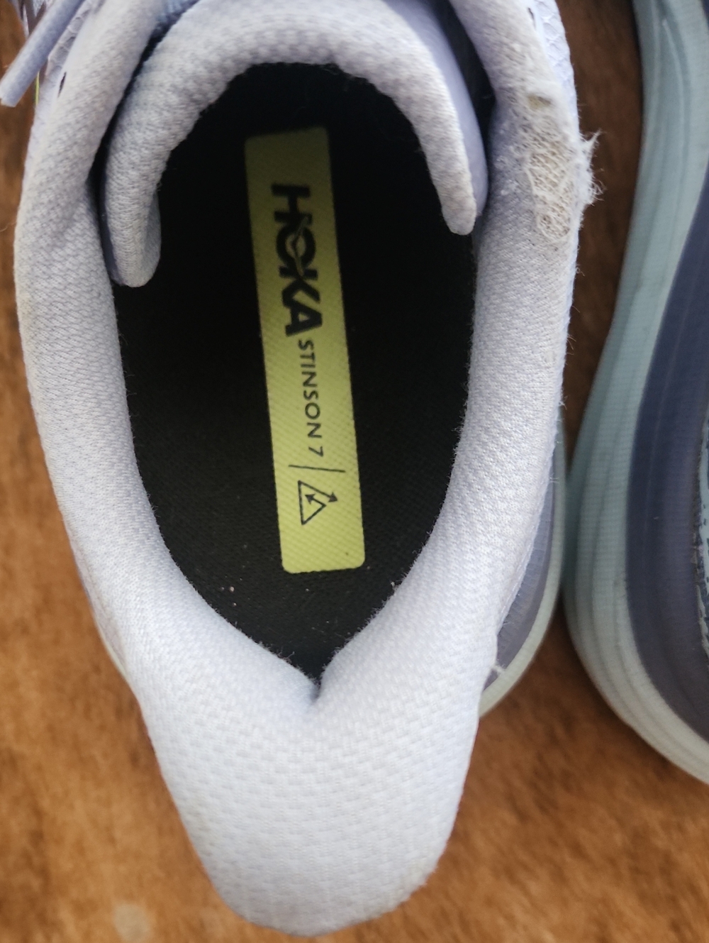 Hoka One One Stinson 7 Size 8 Blue Purple Colorway - Picture 6 of 9